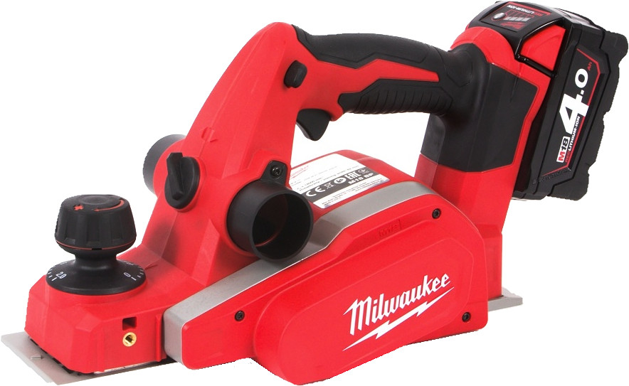 MILWAUKEE M18 BP-402C aku hoblík (2x 4,0 Ah)