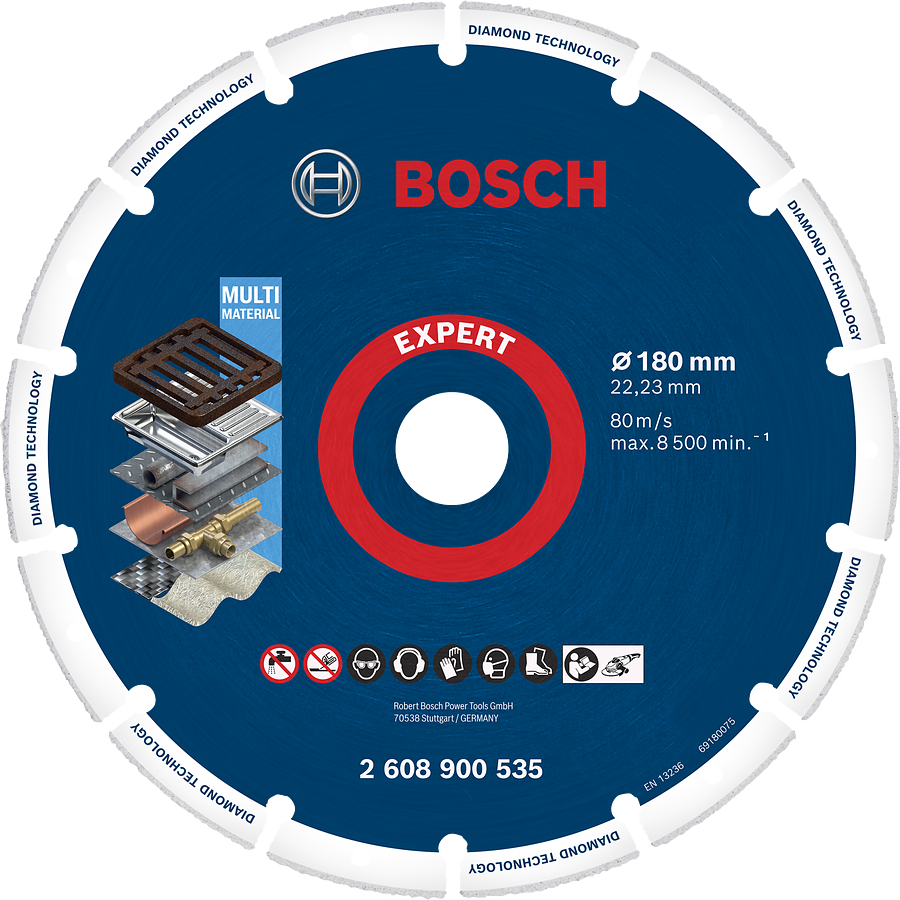 Levně BOSCH Expert 180x22,23mm DIA kotouč na kov Diamond Metal Wheel