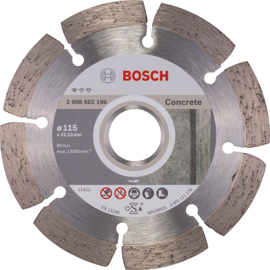 BOSCH 115x22,23mm DIA řezný kotouč na beton Professional for Concrete (1.6 mm)