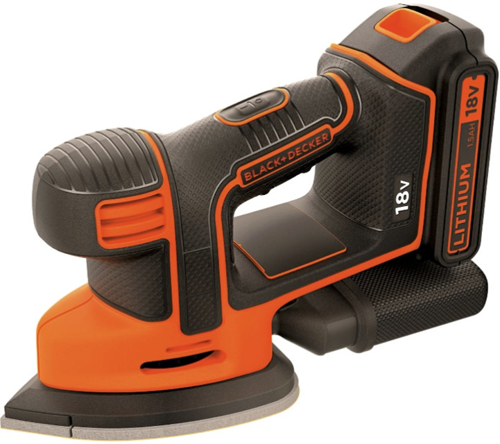 Levně BLACK+DECKER BLACK and DECKER BDCDS18 aku vibrační bruska