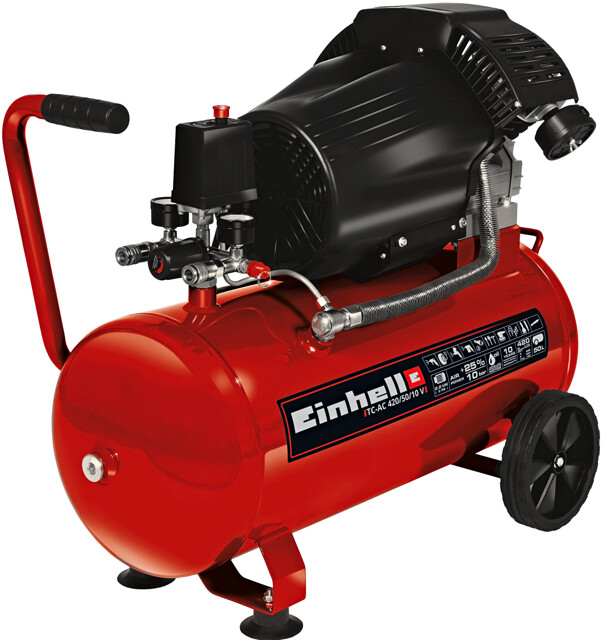 Levně EINHELL TC-AC 420/50/10 V olejový kompresor 50 l