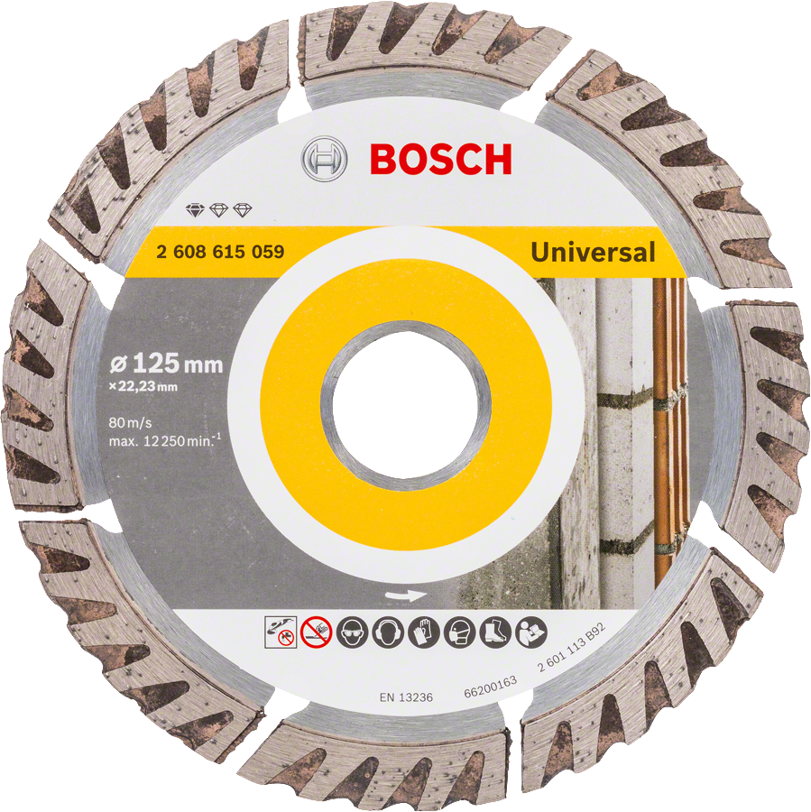 Levně BOSCH 125x22.23mm univerzální DIA kotouč Standard for Universal (1 ks)