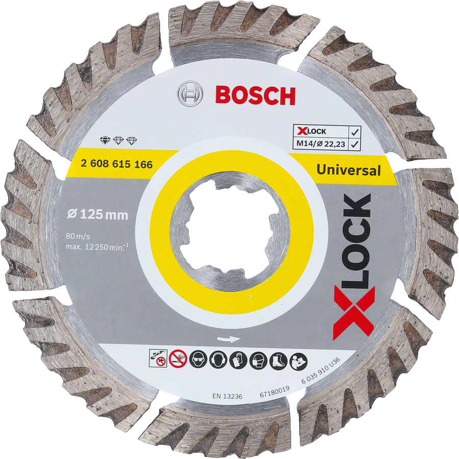 BOSCH DIA kotouč Standard for Universal X-LOCK  125mm (22.23/2 mm)