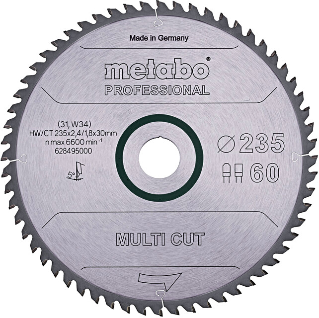 Levně METABO 235x30mm | Z60 | Multi Cut - Profi