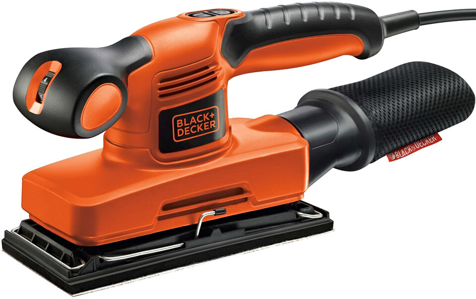 Levně BLACK+DECKER KA320EKA 240W vibrační bruska s elektronickou regulací - 90x187 mm