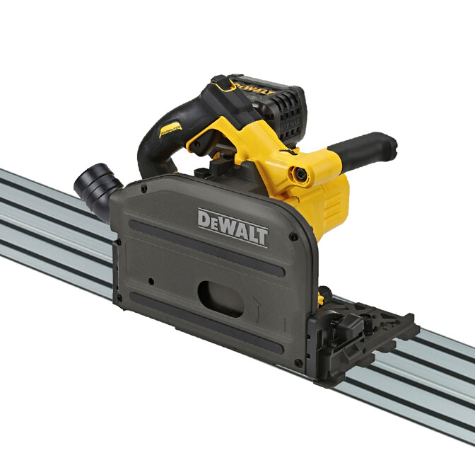 DeWALT DCS520T2R FlexVolt 54V ponorná pila + vodící lišta