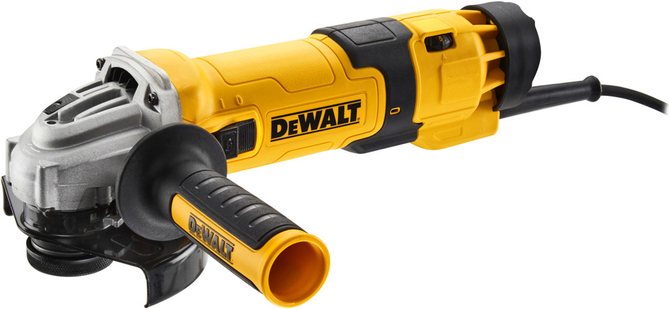 Levně DeWALT DWE4257 1500W/125mm úhlová bruska s regulací otáček / KickBack