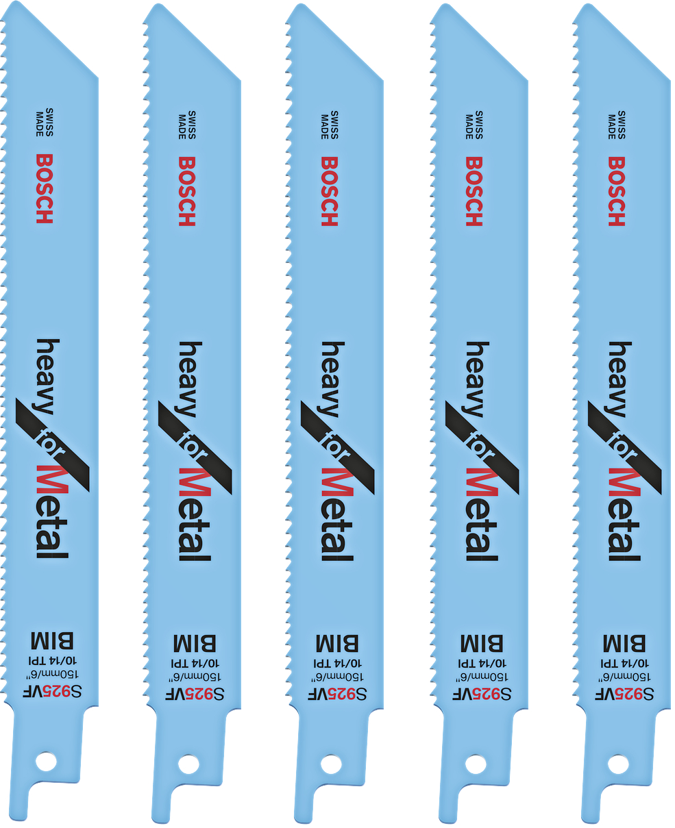 BOSCH S 925 VF pilové plátky Heavy for Metal 5ks