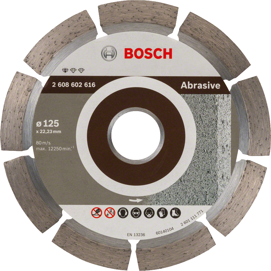 Levně BOSCH DIA kotouč Standart for Abrasive 125mm (22.23/1.6 mm)