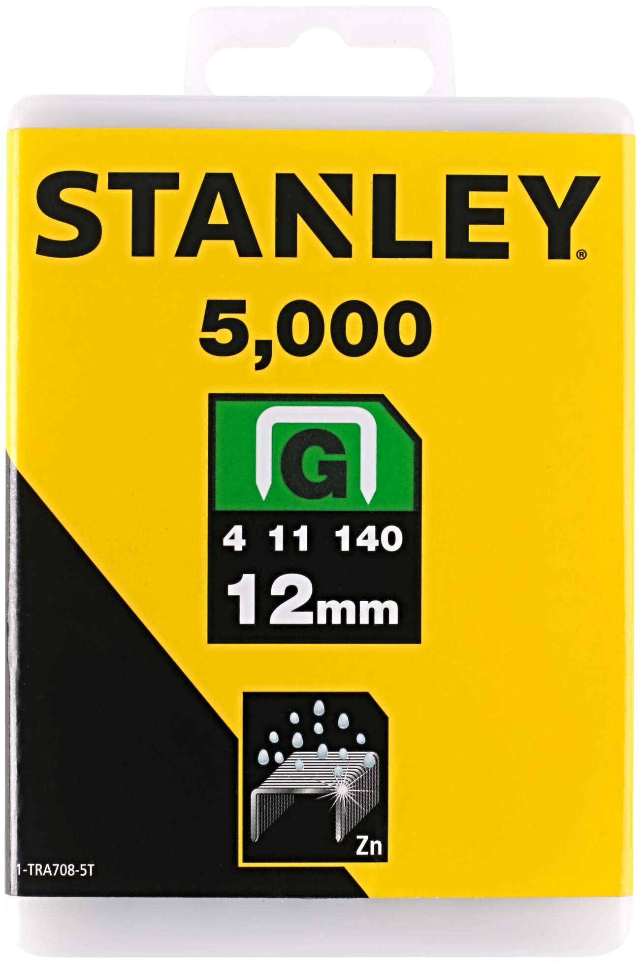 STANLEY 1-TRA708-5T spony HD typ G - 10,6 mm, délka 12mm, 5000 ks