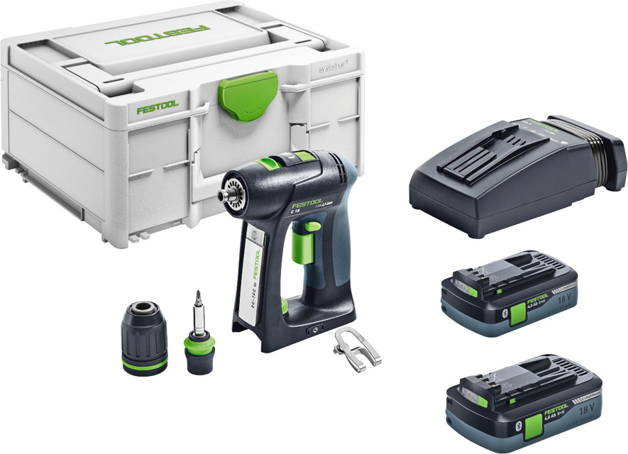 FESTOOL DSC-AGC 18-125 FH EB-Basic (verze bez aku) aku dělicí bruska s regulací Obrázek