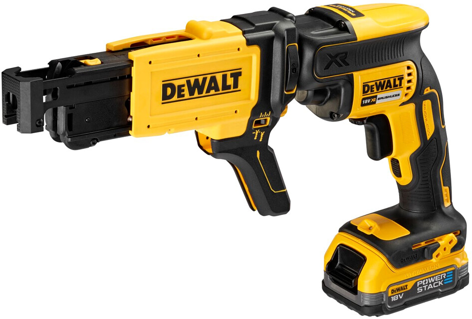 Levně DeWALT DCF620E1K aku SDK šroubovák s baterií PowerStack - bez nabíječky