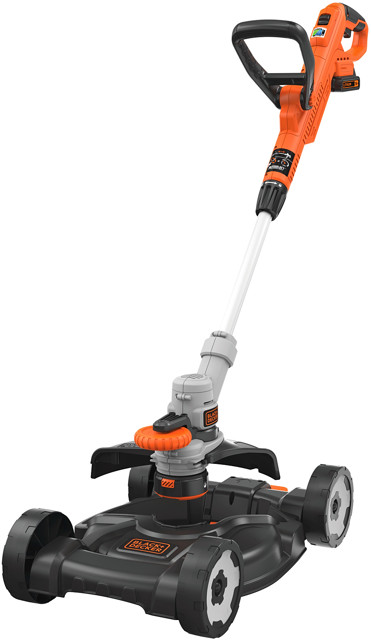 BLACK+DECKER STC1820CM (1x2Ah) aku vyžínač + podvozek CM100