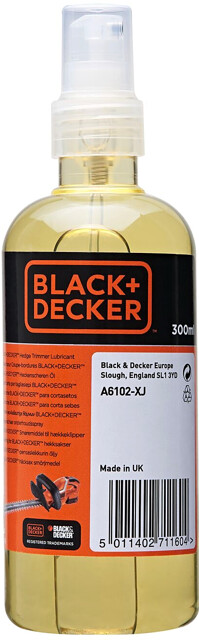 Levně BLACK+DECKER A6102 olej ve spreji na plotostřihy