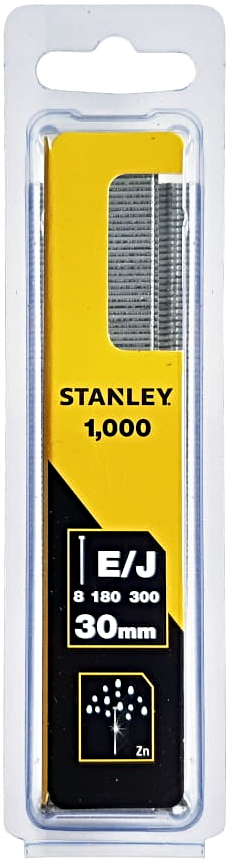 STANLEY 1-SWKBN1187T kolářské hřebíčky typ J, 1000 ks - délka 30mm