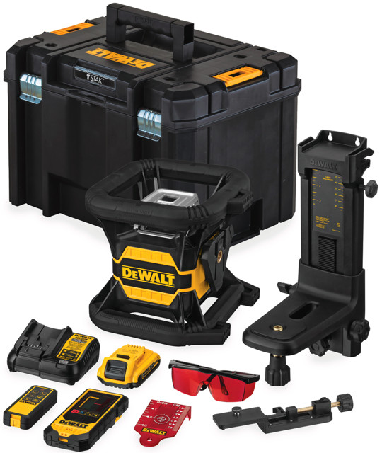 DeWALT DCE080D1RS stavební rotační laser