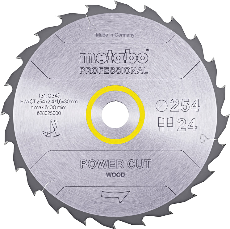 Levně METABO Power Cut Wood Professional 254x30mm (40Z)