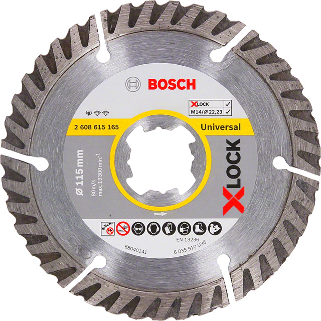 Levně BOSCH DIA kotouč Standard for Universal X-LOCK 115mm (22.23/2 mm)