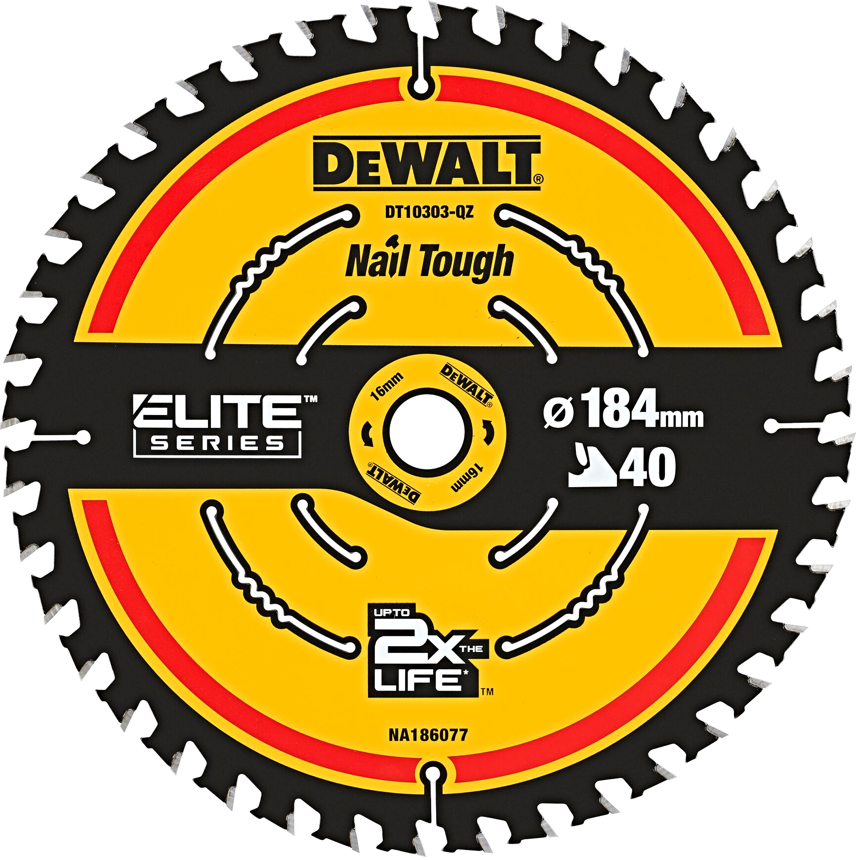 DeWALT pilový kotouč Extreme ATB 20° 184x16mm (40 zubů)