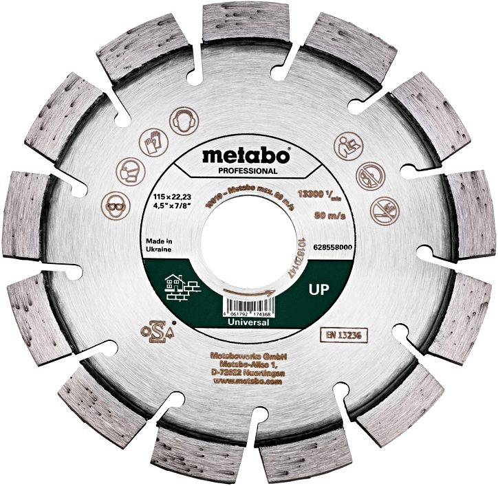 Levně METABO 115x22.23mm DIA řezný kotouč "UP" (628558000)