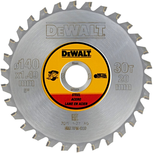 Levně DeWALT DT1923 pilový kotouč na ocel 140x20mm