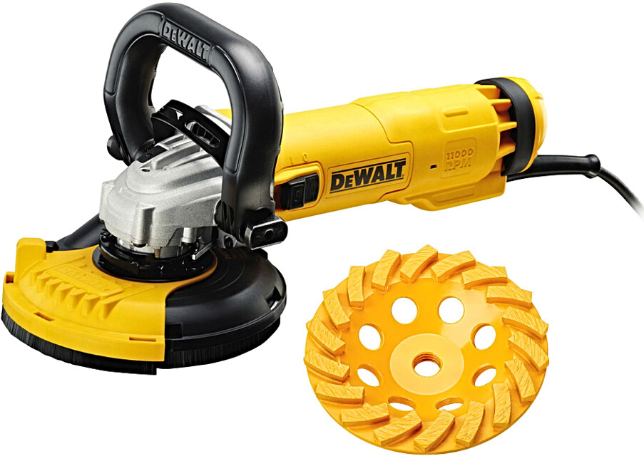 Levně DeWALT DWE4217KT úhlová bruska na beton (set)