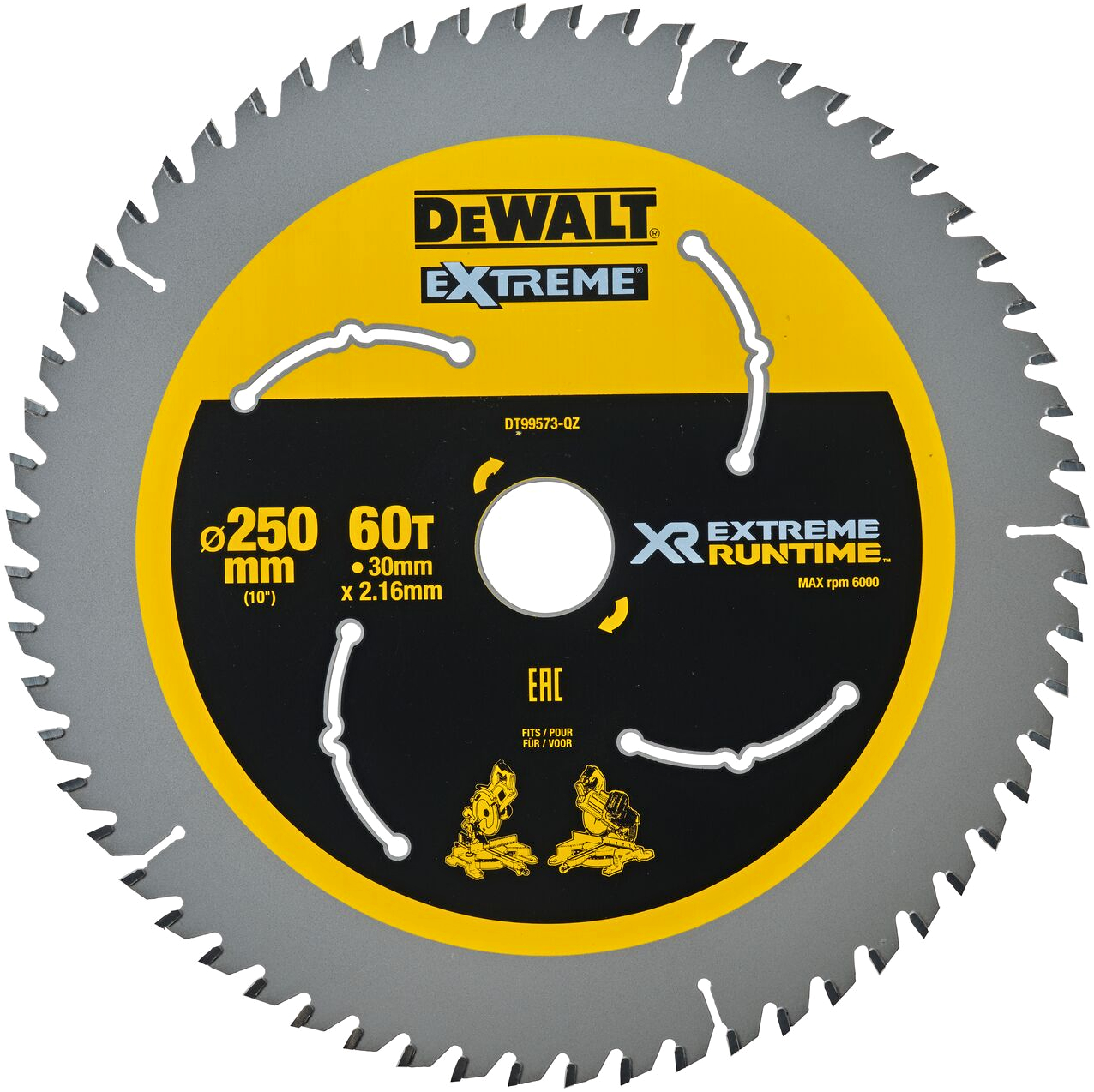 DeWALT DT99573 XR pilový kotouč 250x30mm