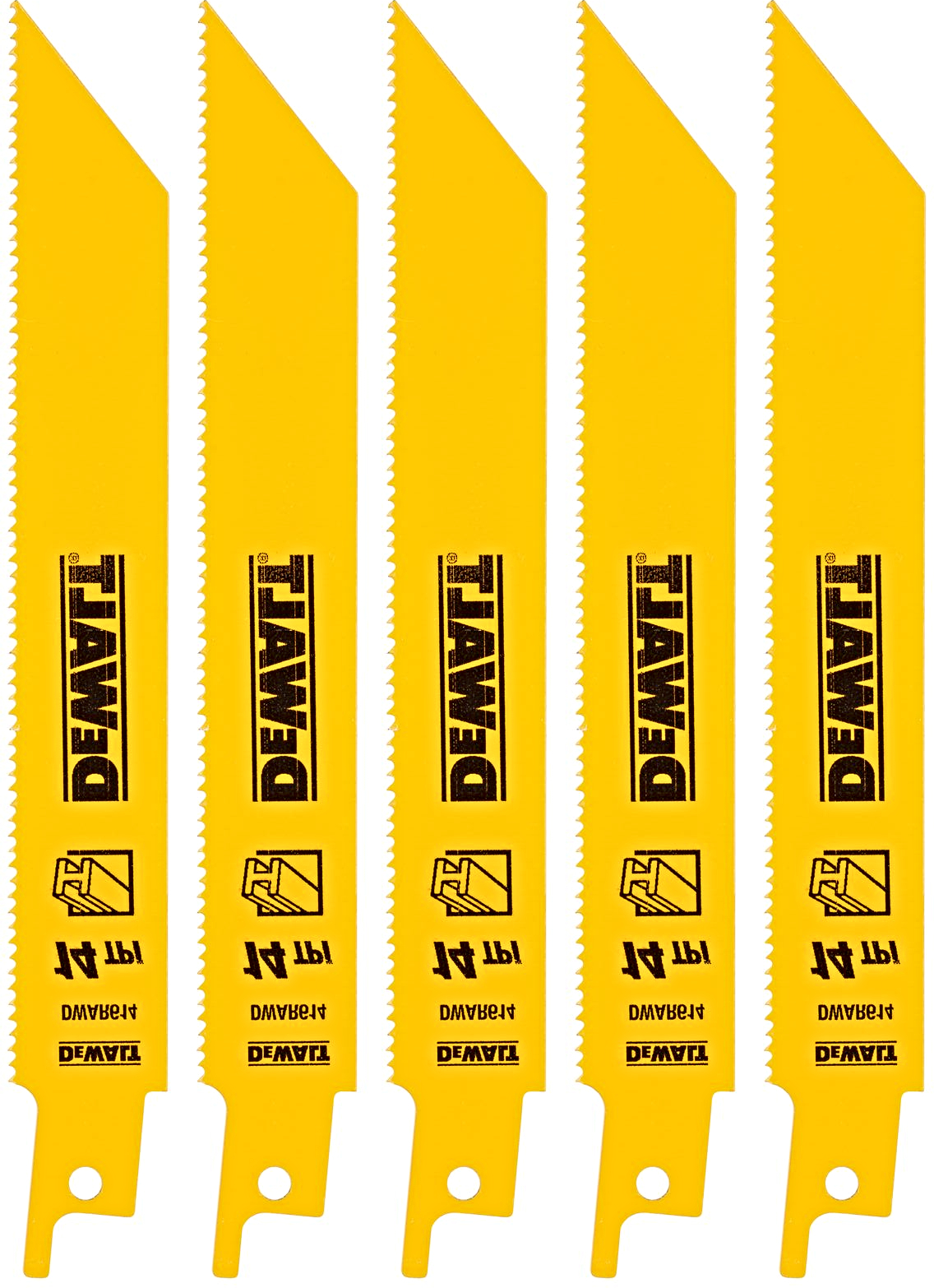 Levně DeWALT DT2361 pilový plátek na kovy a trubky, 152 mm (5 ks)