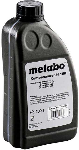 METABO olej pro pístové kompresory 1l