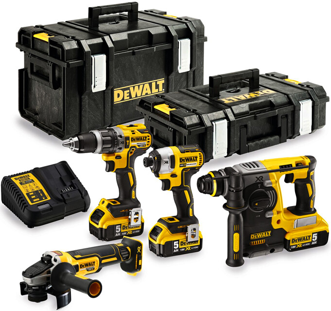 Levně DeWALT DCK422P3 4dílná sada aku nářadí