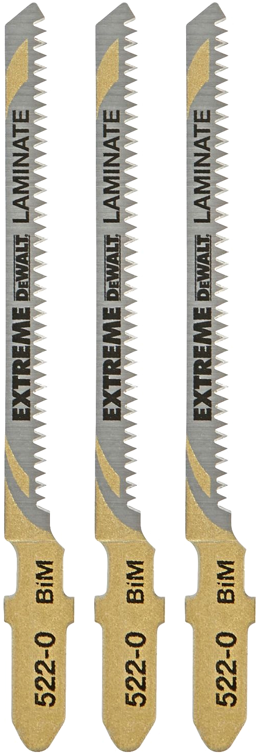 Levně DeWALT DT2081 82mm BiM plátek na křivkové řezy do lamina Extreme Laminate (3 ks)