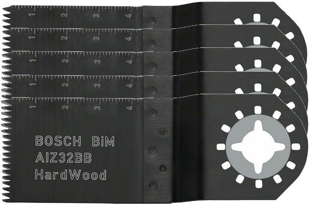 BOSCH AIZ 32 BB, BiM ponorný list, Hard Wood, 32x40 mm, balení 5ks