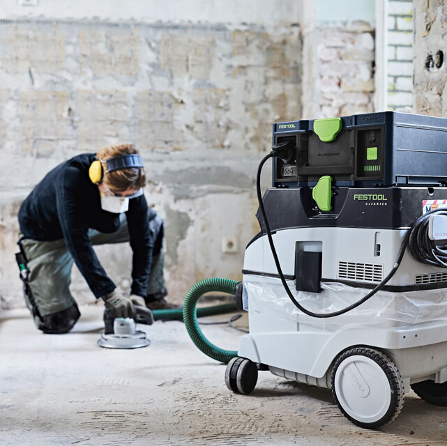 FESTOOL DSC-AGC 18-125 FH EB-Basic (verze bez aku) aku dělicí bruska s regulací Obrázek