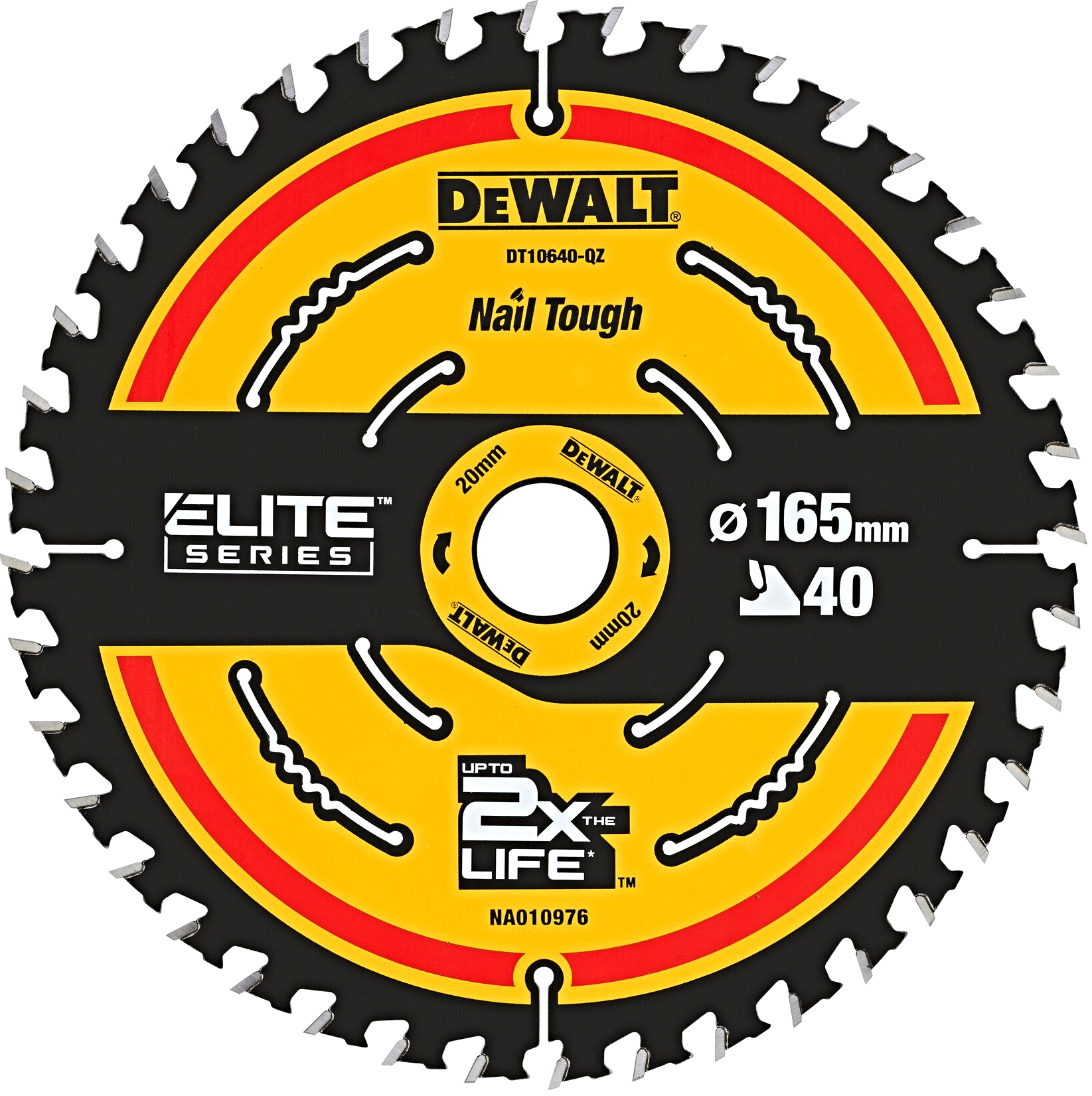 Levně DeWALT DT10640 165x20mm (40Z) pilový kotouč Extreme ATB 20° 165x20mm