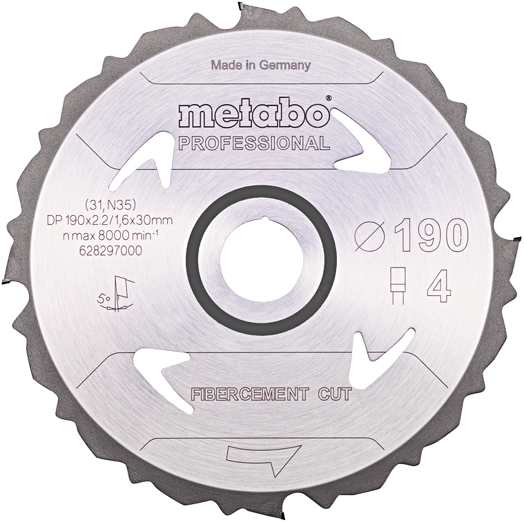 METABO Fibercement Cut Professional pilový kotouč 190x30mm (DFZ4)