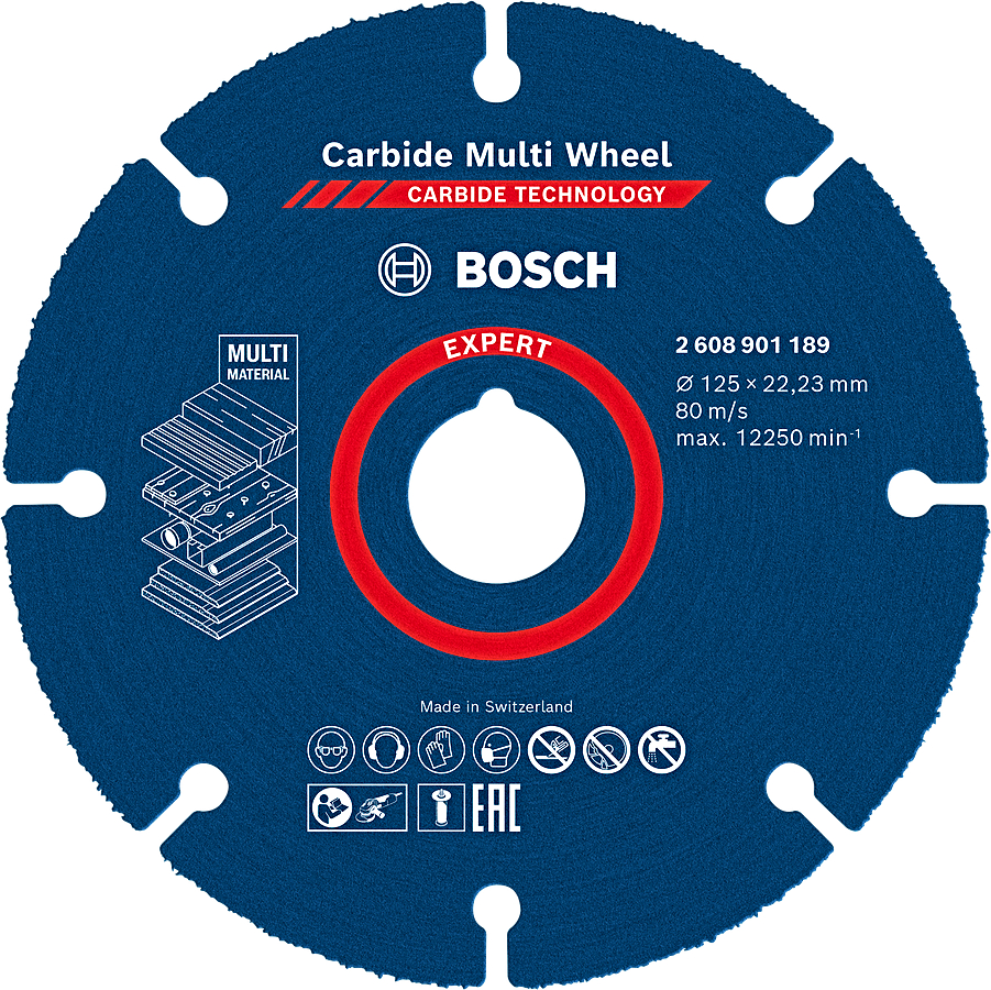 Levně BOSCH Expert 125x22,23mm univerzální řezný kotouč Carbide Multi Wheel