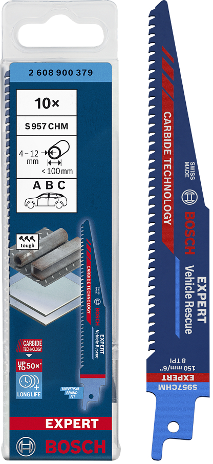 BOSCH sada plátků S 957 CHM EXPERT Vehicle Rescue (10 ks)