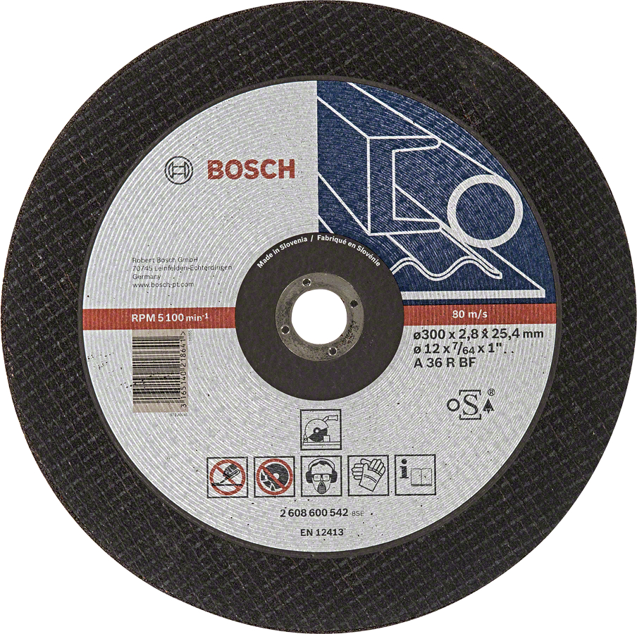 Levně BOSCH A 36 R BF, rozbrušovací kotouč 300 mm, 2,8 mm Expert for Metal