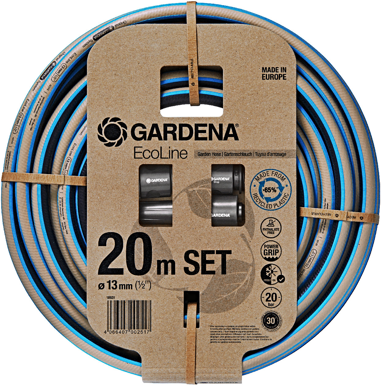 Levně GARDENA 18930-20 20m zahradní hadice EcoLine 13 mm