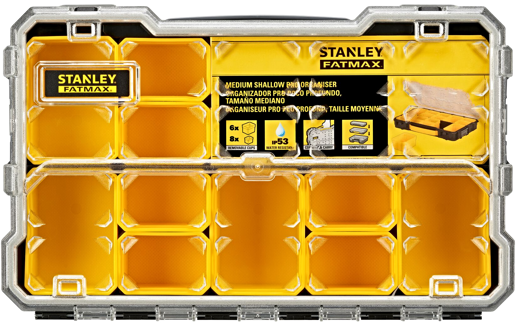 Levně STANLEY FMST1-75779 FatMax stohovatelný organizér na nářadí - 16 přihrádek