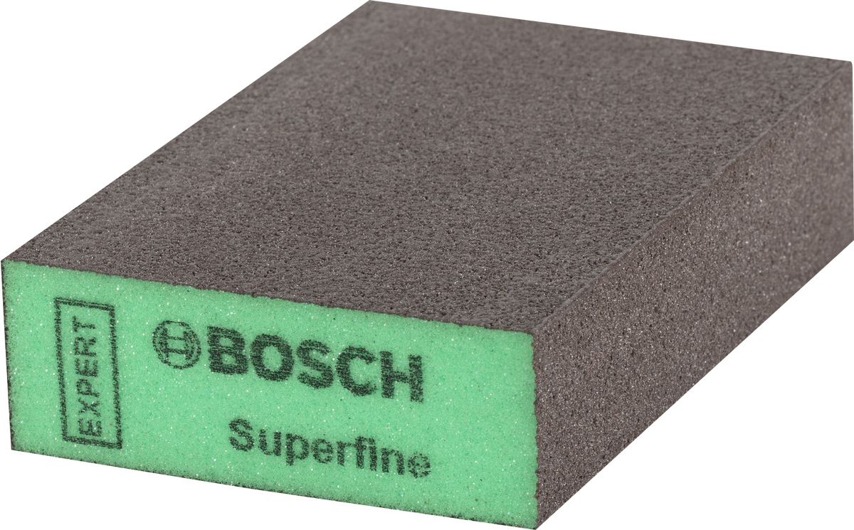 Levně BOSCH Expert S471 velmi jemná brusná houba Standard SuperFine 69x97x26 mm - zelená