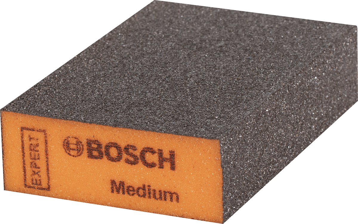 Levně BOSCH Expert S471 brusná houba Standard Medium 69x97x26 mm - oranžová