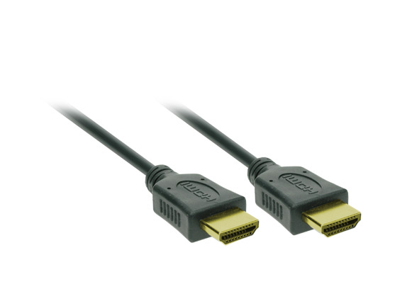 Levně SOLIGHT SSV1202 HDMI kabel s Ethernetem, HDMI 1.4 A konektor - HDMI 1.4 A konektor, blistr, 2m