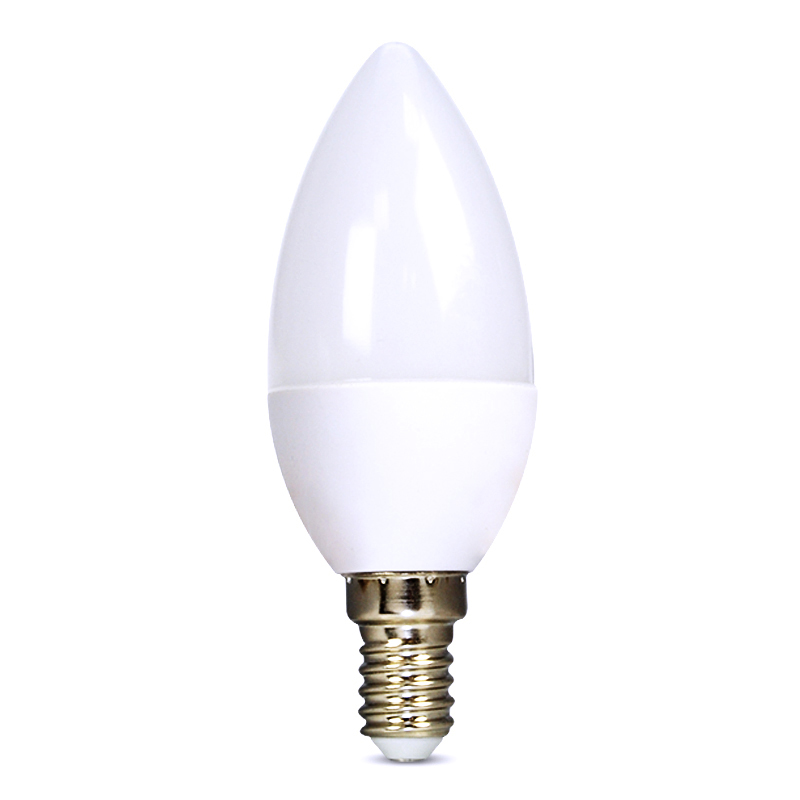 Levně SOLIGHT WZ421-1 LED žárovka, svíčka, 6W, E14, 6000K, 510lm