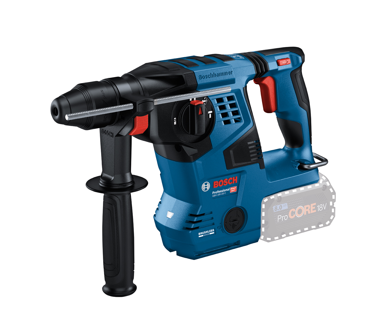 BOSCH GBH 18V-28 C solo (verze bez aku) aku vrtací kladivo