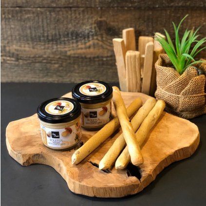 Hribikova pena s kozim syrom