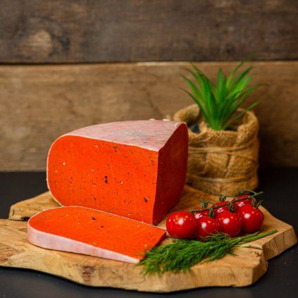 Gouda s červeným pestom – holandský syr