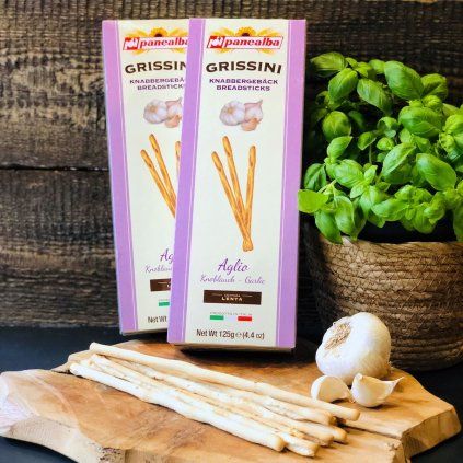 PANEALBA BREADSTICKS tyčinky s cesnakom 125g