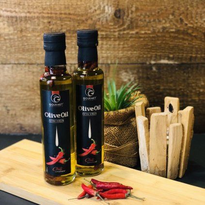 GOURMET olej -  Extra panenský olivový olej s chilli