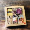 Darčeková kraftová krabička s malým rumom  – mini gurmánsky box